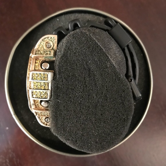G-Shock (Casio) Complete in Yellow CZ Diamonds.